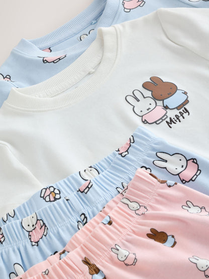 Blue/Pink Miffy Wide Leg Pyjamas 2 Pack (3-16yrs) - image 10