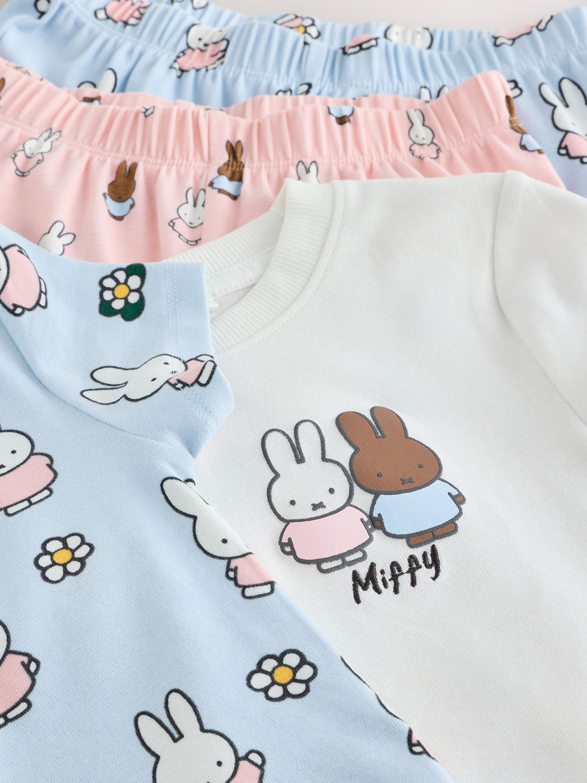 Blue/Pink Miffy Wide Leg Pyjamas 2 Pack (3-16yrs) - image 11