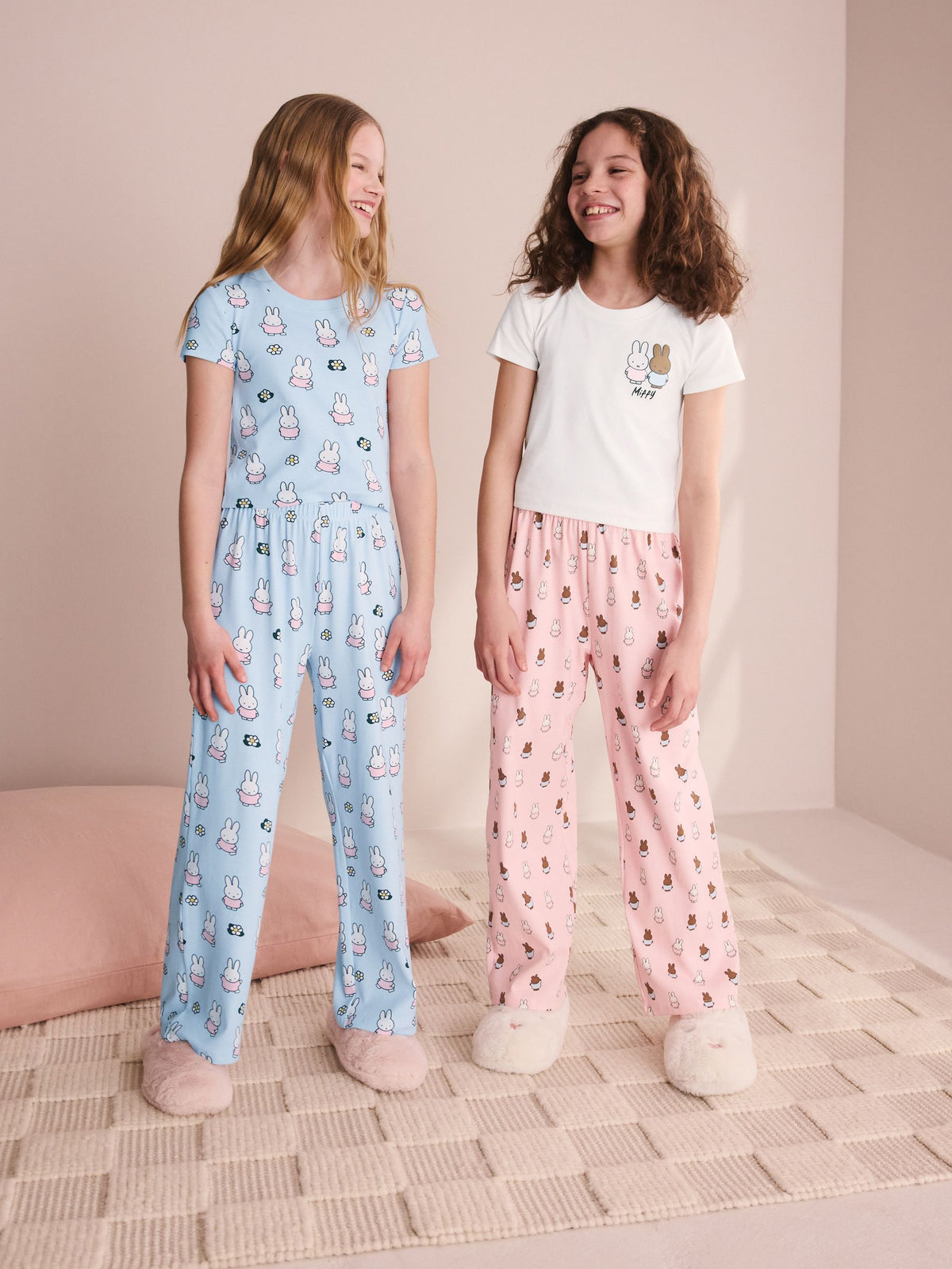 Blue/Pink Miffy Wide Leg Pyjamas 2 Pack (3-16yrs) - image 2