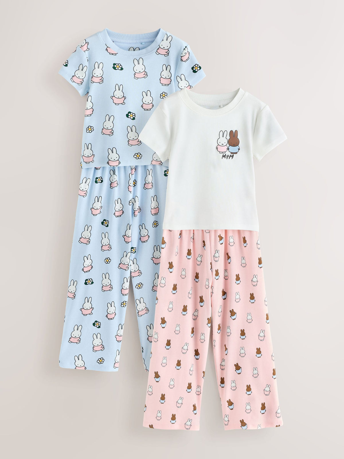 Blue/Pink Miffy Wide Leg Pyjamas 2 Pack (3-16yrs) - image 6
