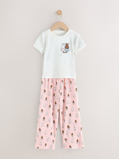 Blue/Pink Miffy Wide Leg Pyjamas 2 Pack (3-16yrs) - image 7