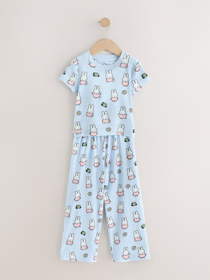 Blue/Pink Miffy Wide Leg Pyjamas 2 Pack (3-16yrs) - image 8