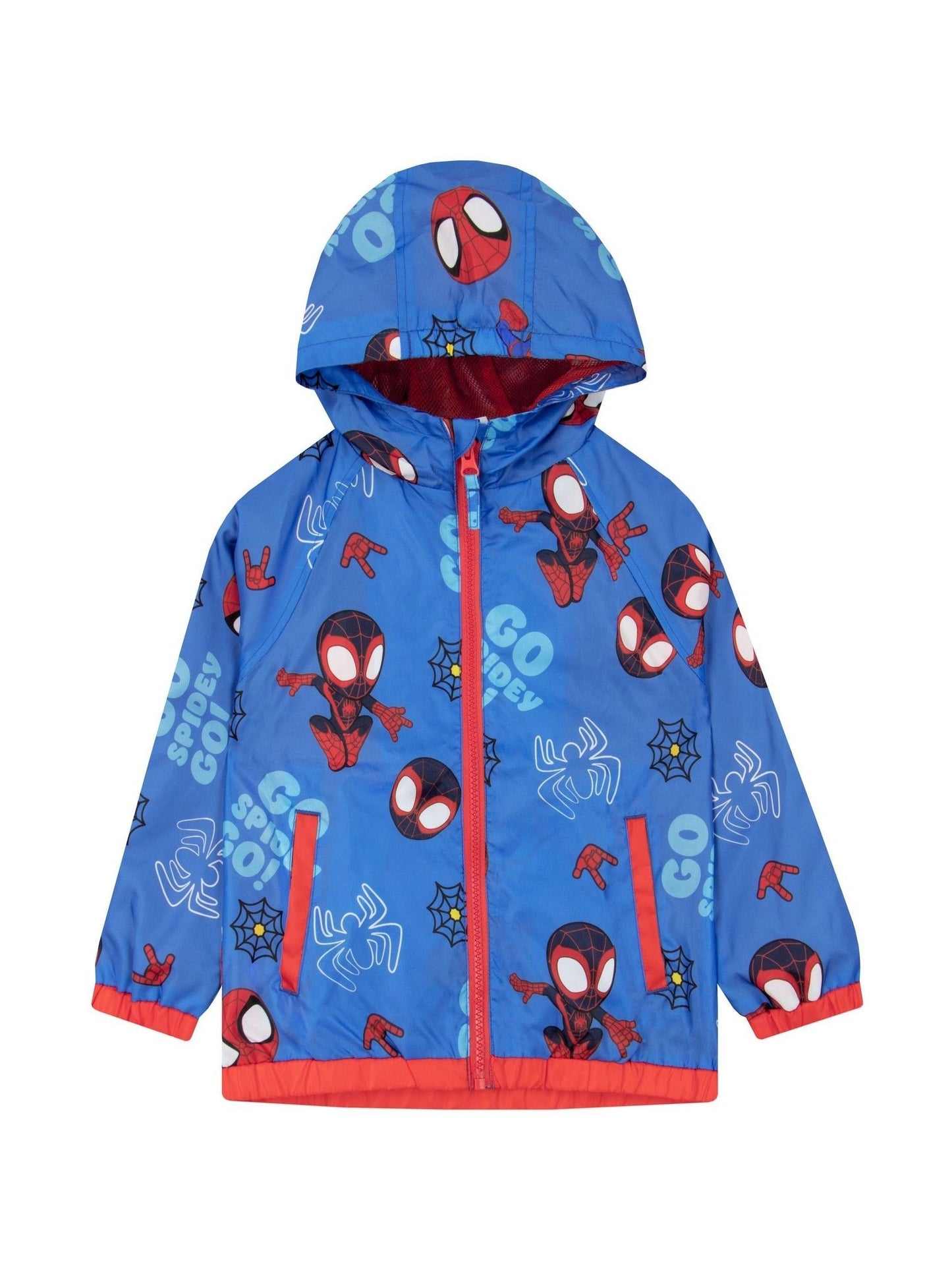 Dsiney Kidz - Character Blue Marvel Spidey And His Amazing Friends Raincoat Spiderman And Miles image 1