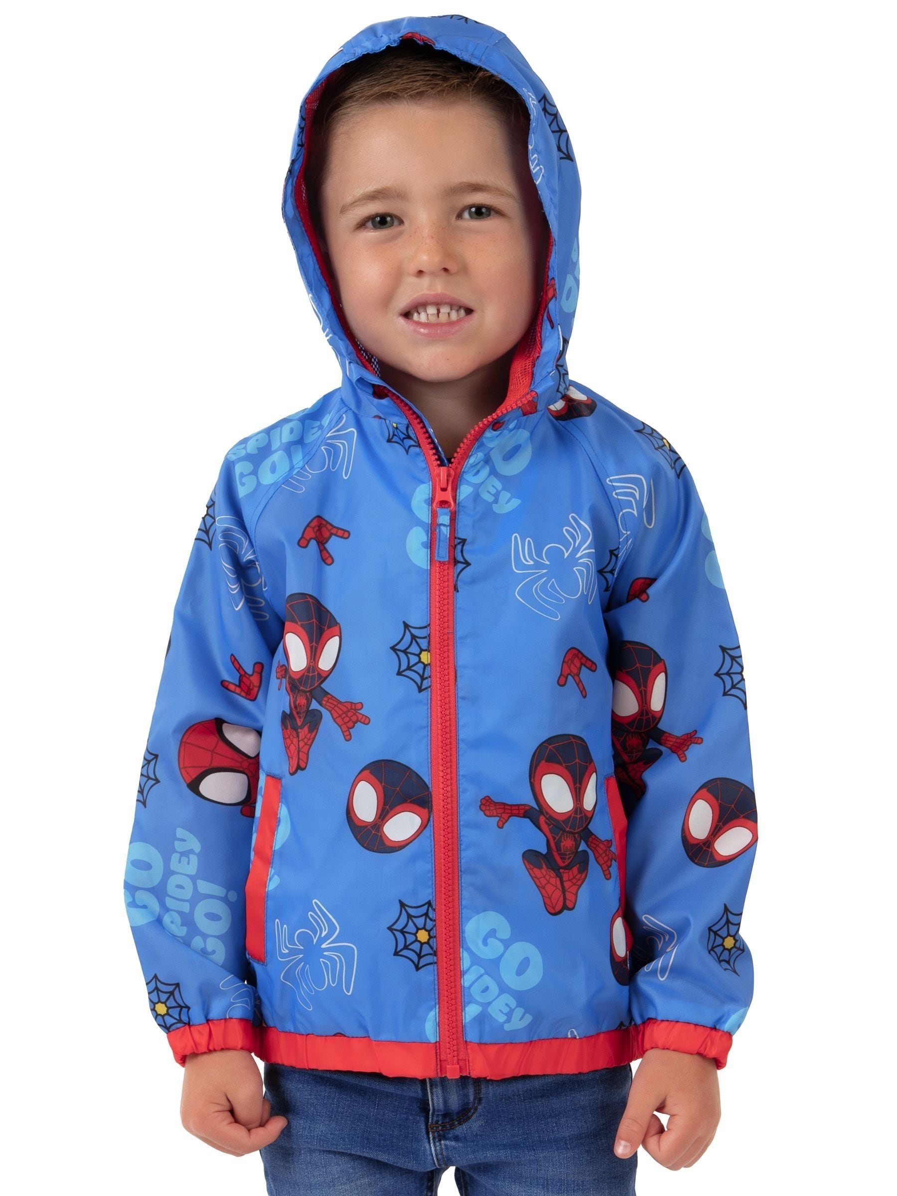 Dsiney Kidz - Character Blue Marvel Spidey And His Amazing Friends Raincoat Spiderman And Miles image 2