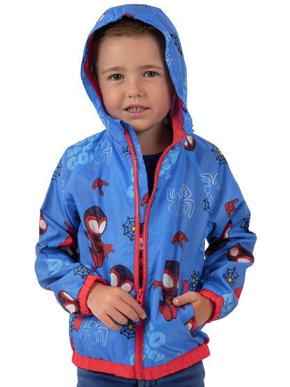Dsiney Kidz - Character Blue Marvel Spidey And His Amazing Friends Raincoat Spiderman And Miles image 3