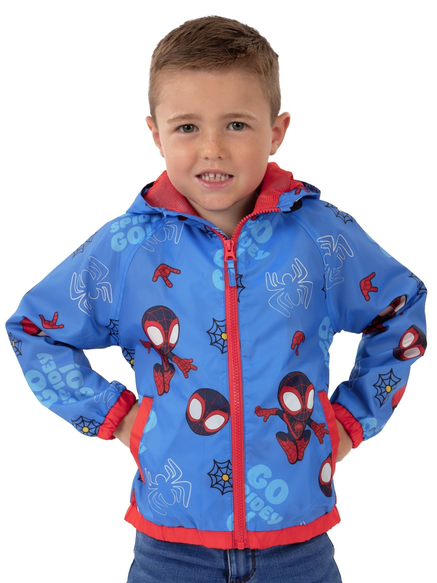 Dsiney Kidz - Character Blue Marvel Spidey And His Amazing Friends Raincoat Spiderman And Miles image 5