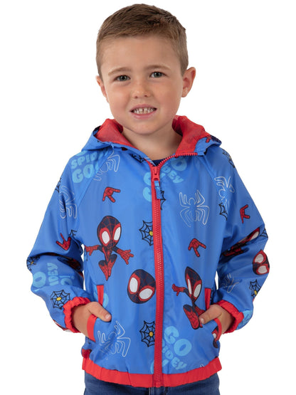 Dsiney Kidz - Character Blue Marvel Spidey And His Amazing Friends Raincoat Spiderman And Miles image 6