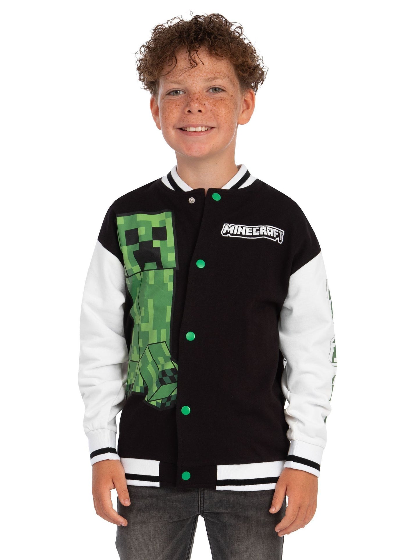Dsiney Kidz - Character Black Minecraft Bomber Jacket image 7