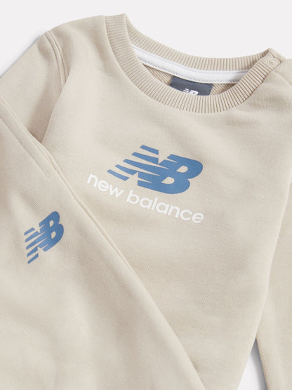 New Balance Brown FT Crew & Joggers Set image 3