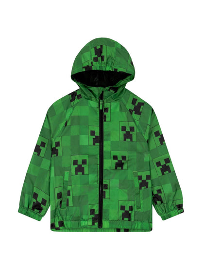 Dsiney Kidz - Character Green Minecraft Creeper Raincoat image 1