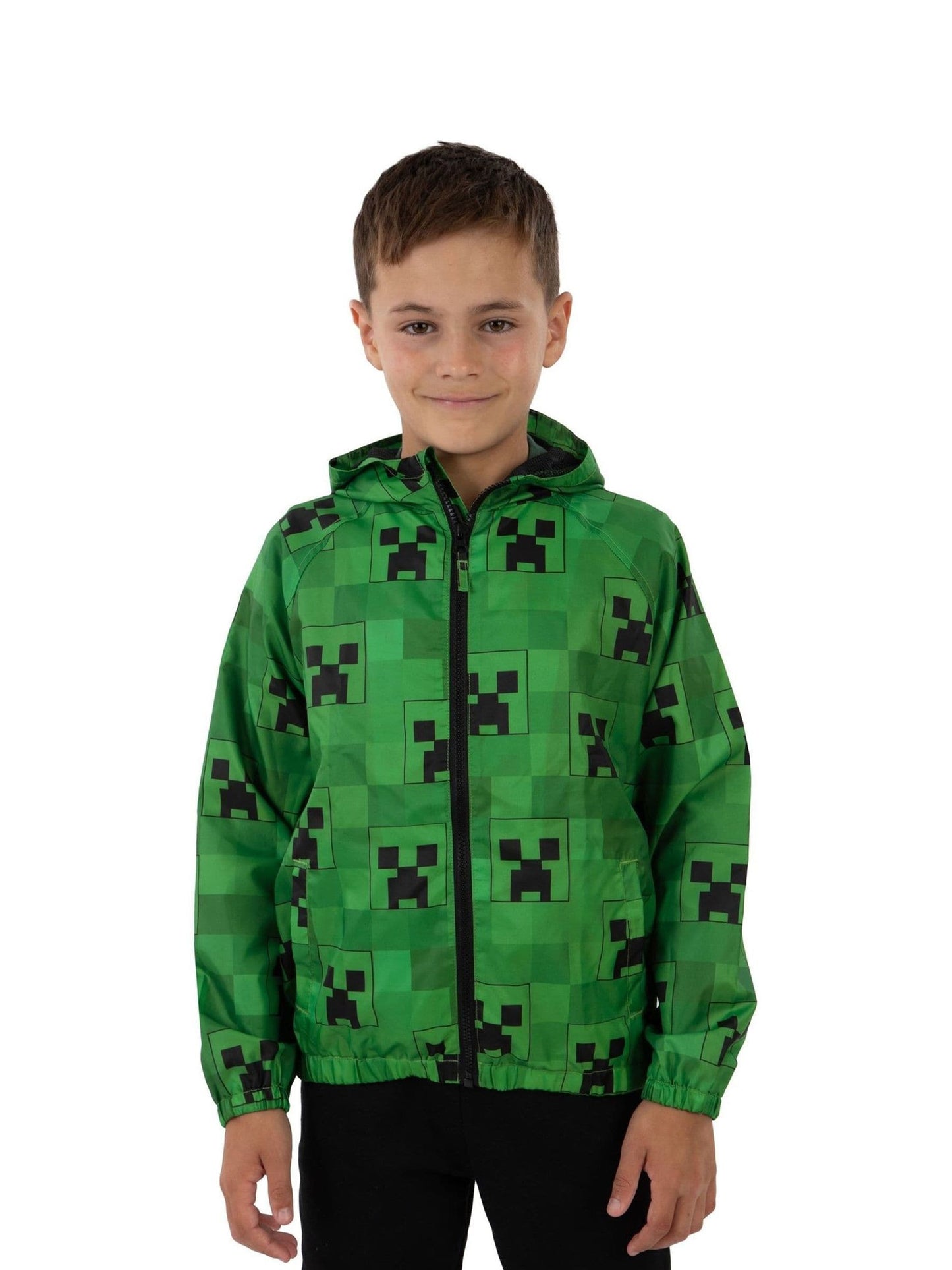 Dsiney Kidz - Character Green Minecraft Creeper Raincoat image 3