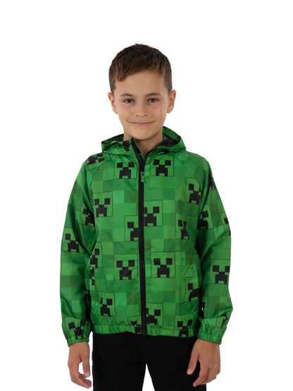 Dsiney Kidz - Character Green Minecraft Creeper Raincoat image 3