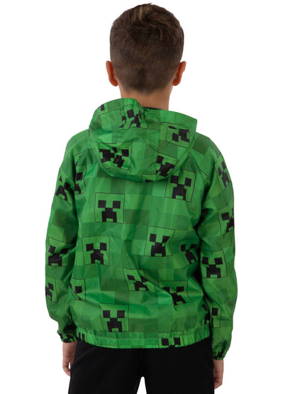 Dsiney Kidz - Character Green Minecraft Creeper Raincoat image 4