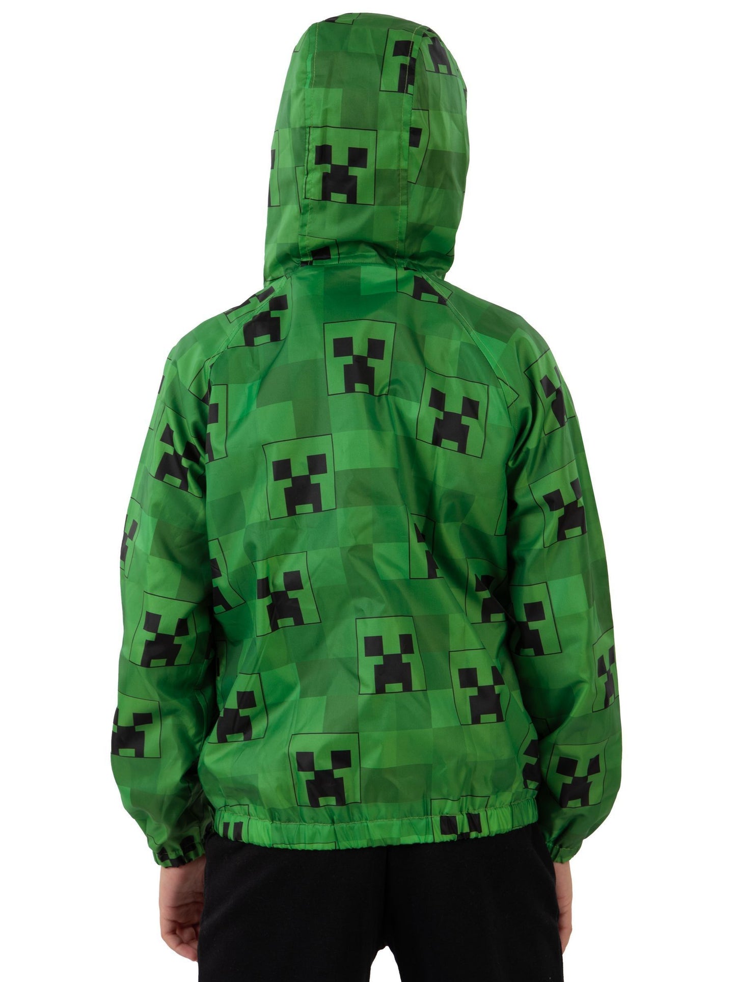 Dsiney Kidz - Character Green Minecraft Creeper Raincoat image 5