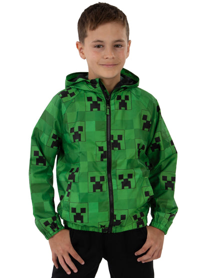 Dsiney Kidz - Character Green Minecraft Creeper Raincoat image 6
