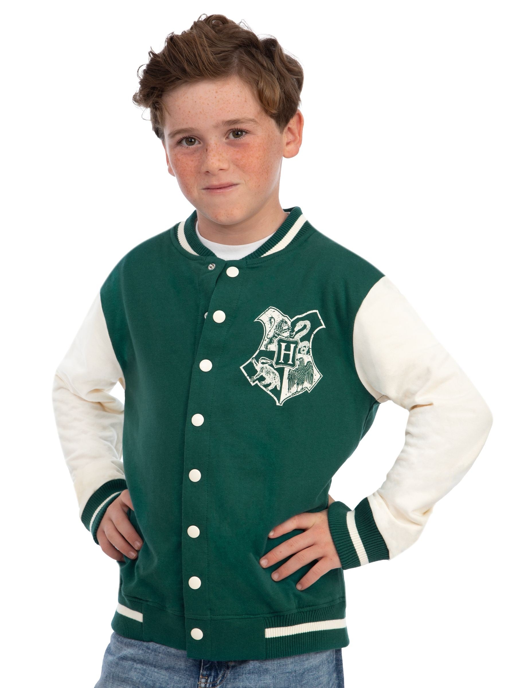 Dsiney Kidz - Character Green Harry Potter Hogwarts Bomber Jacket image 2