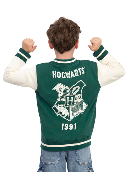 Dsiney Kidz - Character Green Harry Potter Hogwarts Bomber Jacket image 5