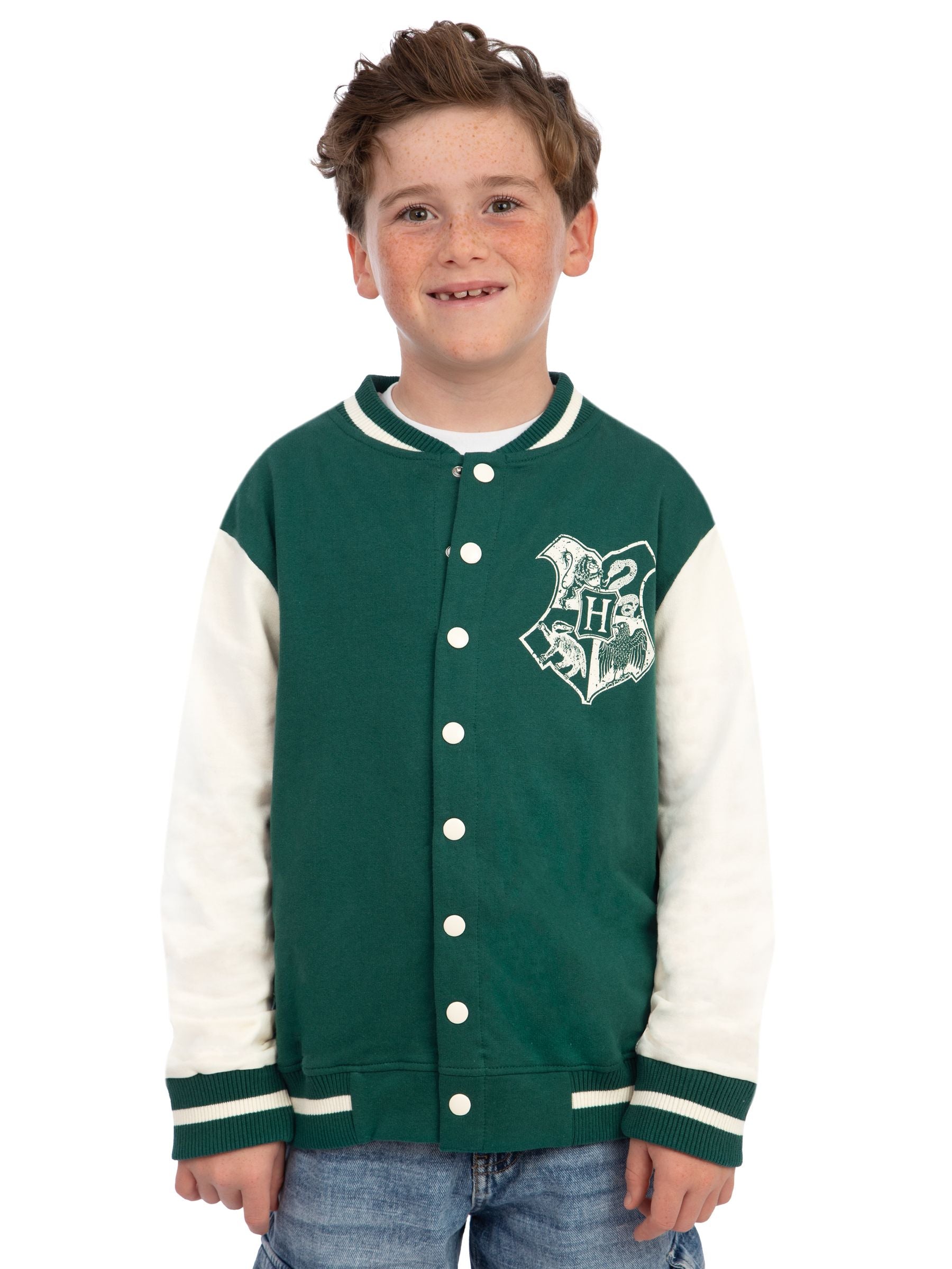 Dsiney Kidz - Character Green Harry Potter Hogwarts Bomber Jacket image 7
