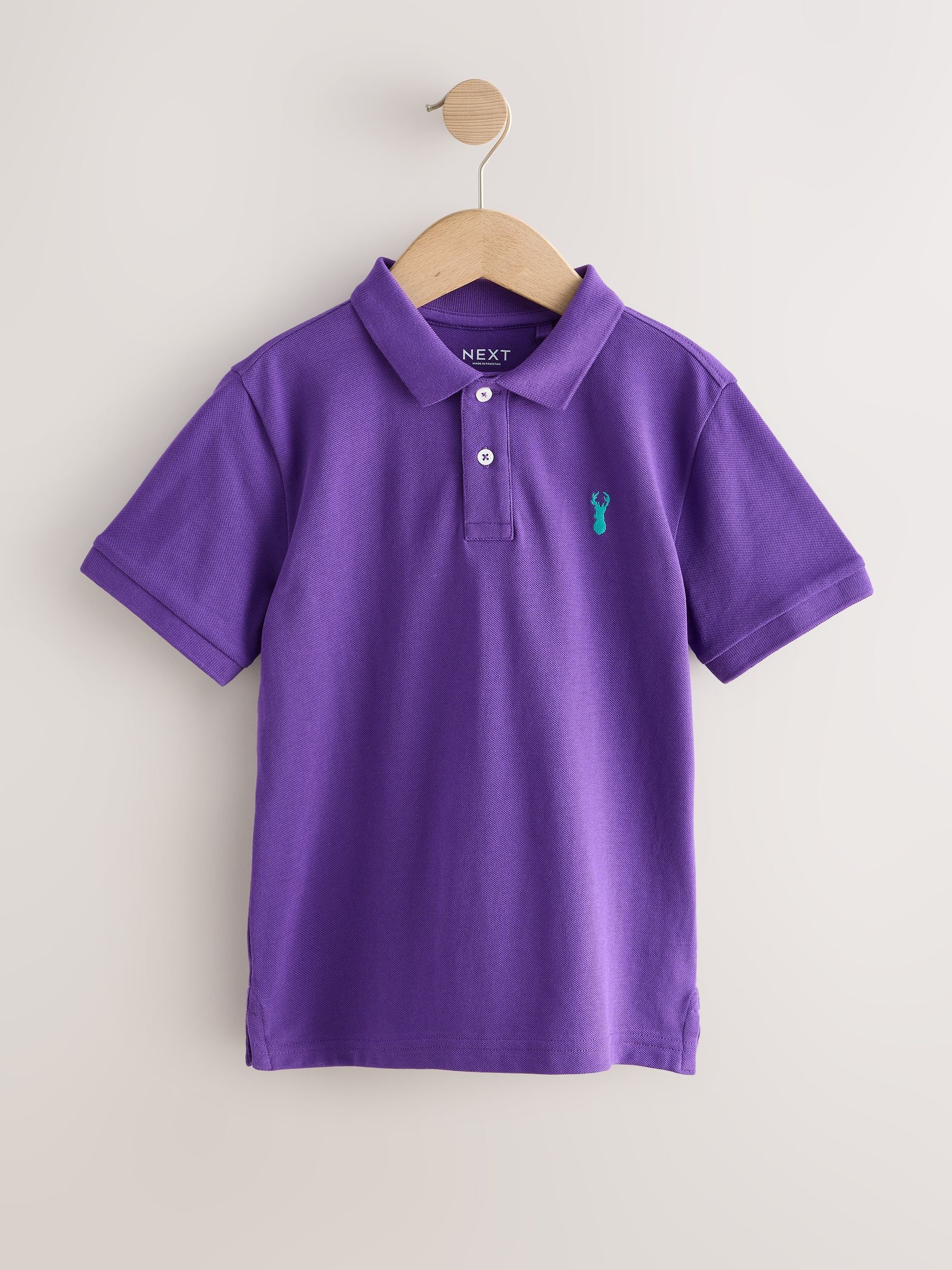 Dsiney Kidz - Stag Purple Short Sleeve Polo Shirt (3-16yrs) image 5
