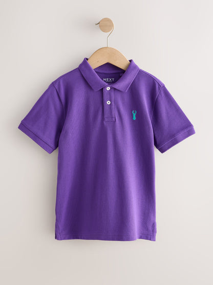 Dsiney Kidz - Stag Purple Short Sleeve Polo Shirt (3-16yrs) image 5