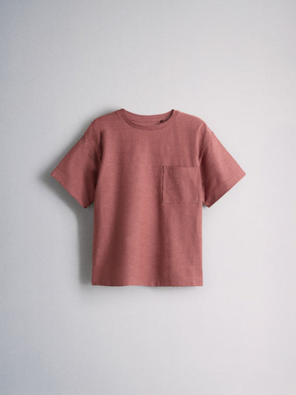 Dsiney Kidz - The Set 3 Pack Textured Jersey Oversized Short Sleeve T-Shirts Brown/Cream/Rust image 5
