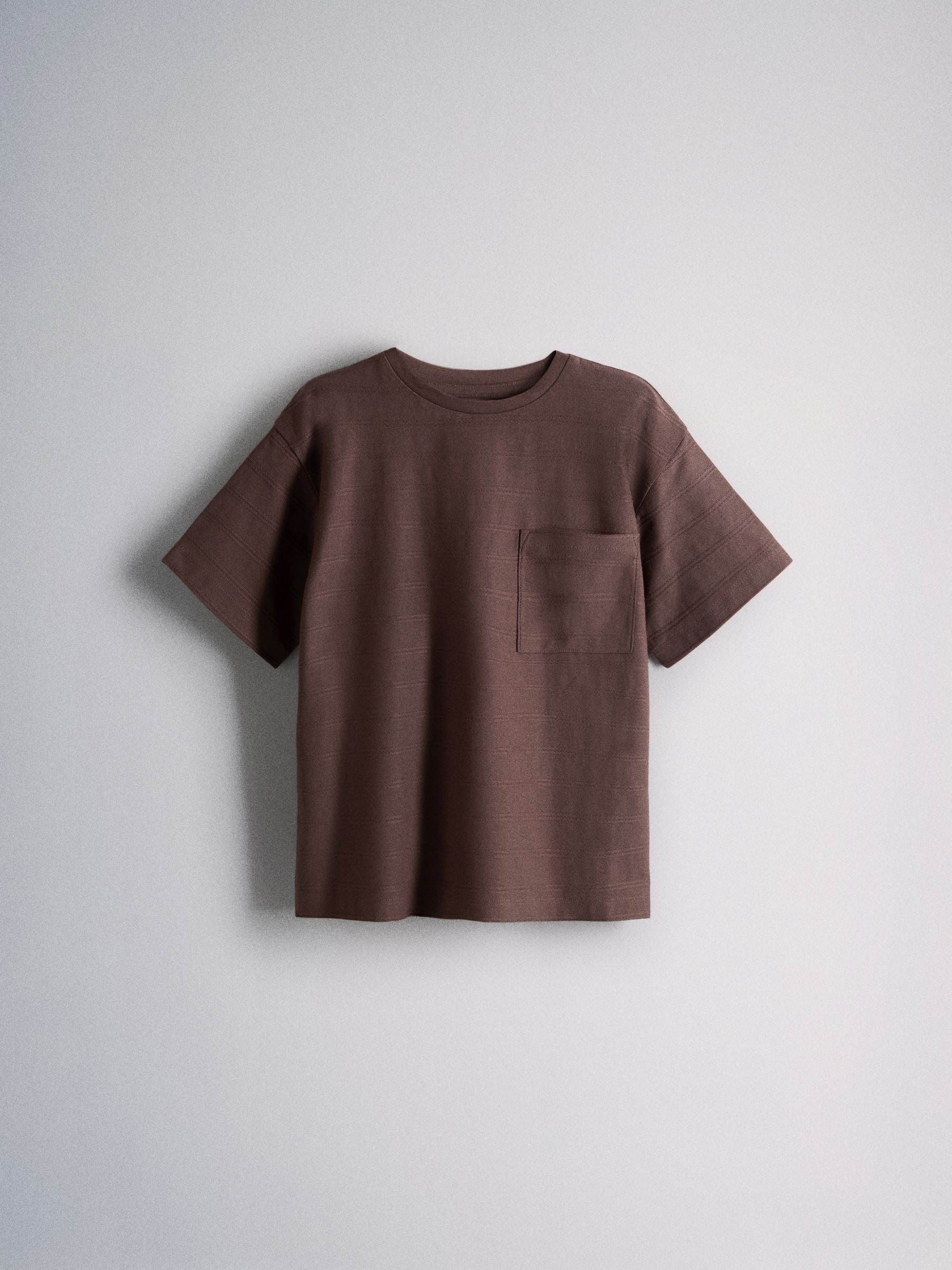 Dsiney Kidz - The Set 3 Pack Textured Jersey Oversized Short Sleeve T-Shirts Brown/Cream/Rust image 6