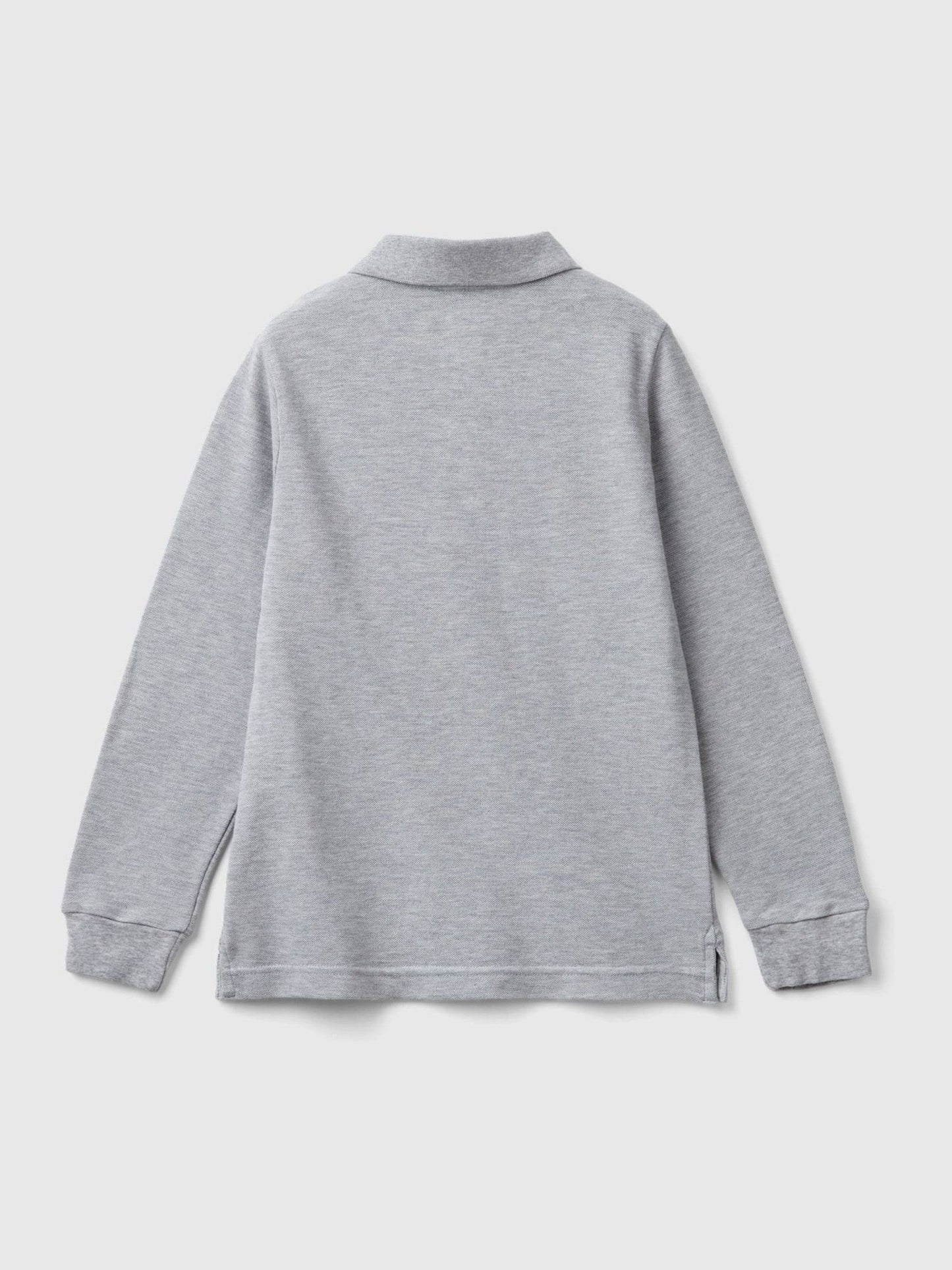 Dsiney Kidz - Benetton Grey Longsleeve Polo Shirt image 2