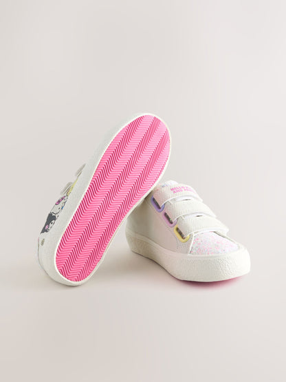 White Wide Fit (G) Hello Kitty & Friends Touch Close Fastening Trainers image 5