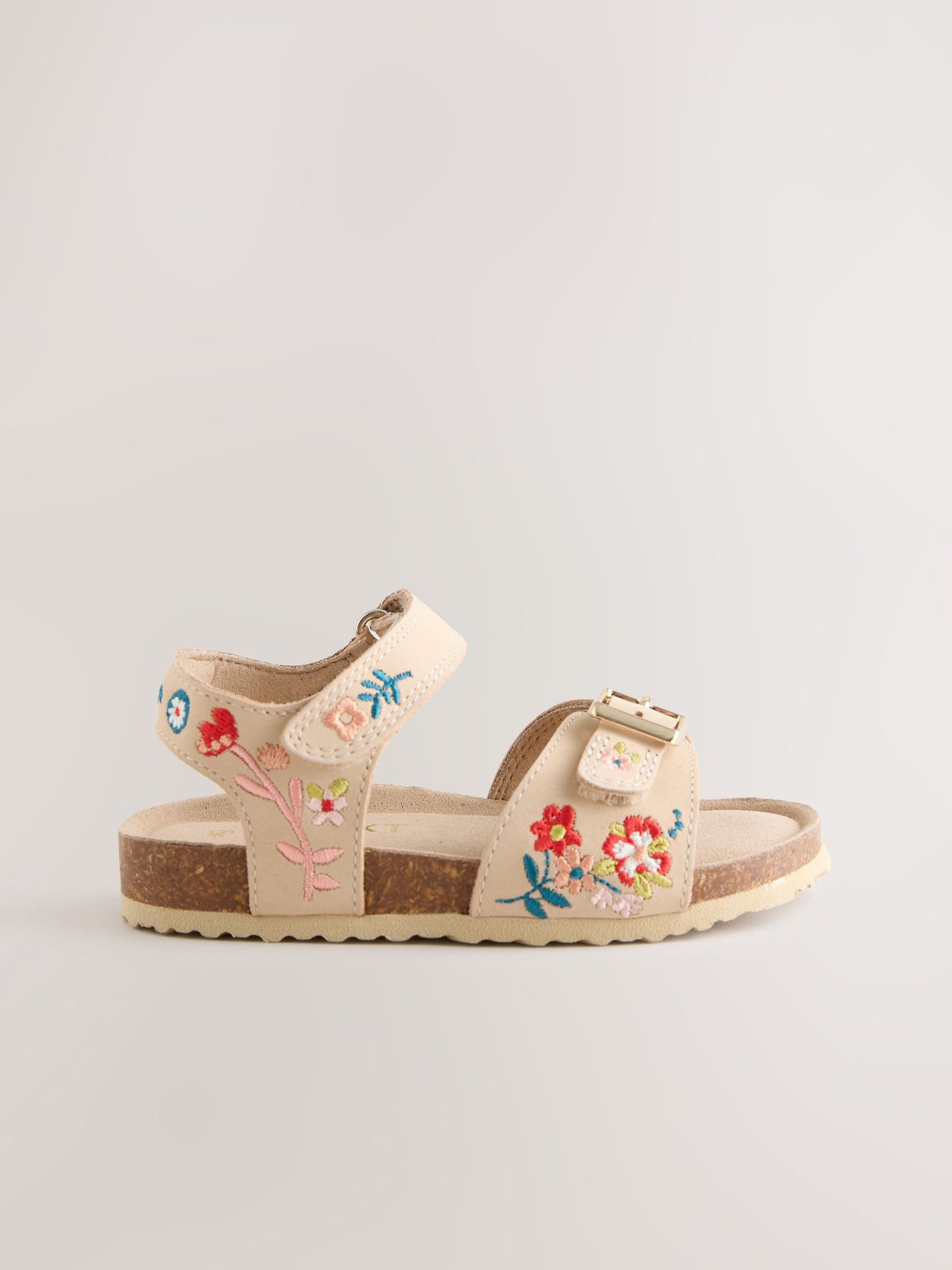 Neutral Standard Fit (F) Touch Fastening Corkbed Sandals image 2