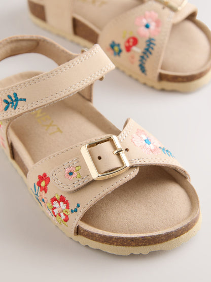 Neutral Standard Fit (F) Touch Fastening Corkbed Sandals image 4