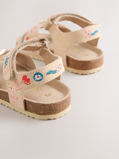 Neutral Standard Fit (F) Touch Fastening Corkbed Sandals image 5