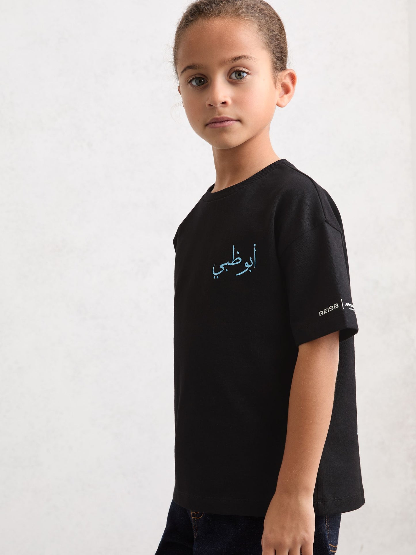 Dsiney Kidz - Mclaren Black Driver 3-9 yrs McLaren F1 Team Abu Dhabi T-Shirt Unisex Fit image 4