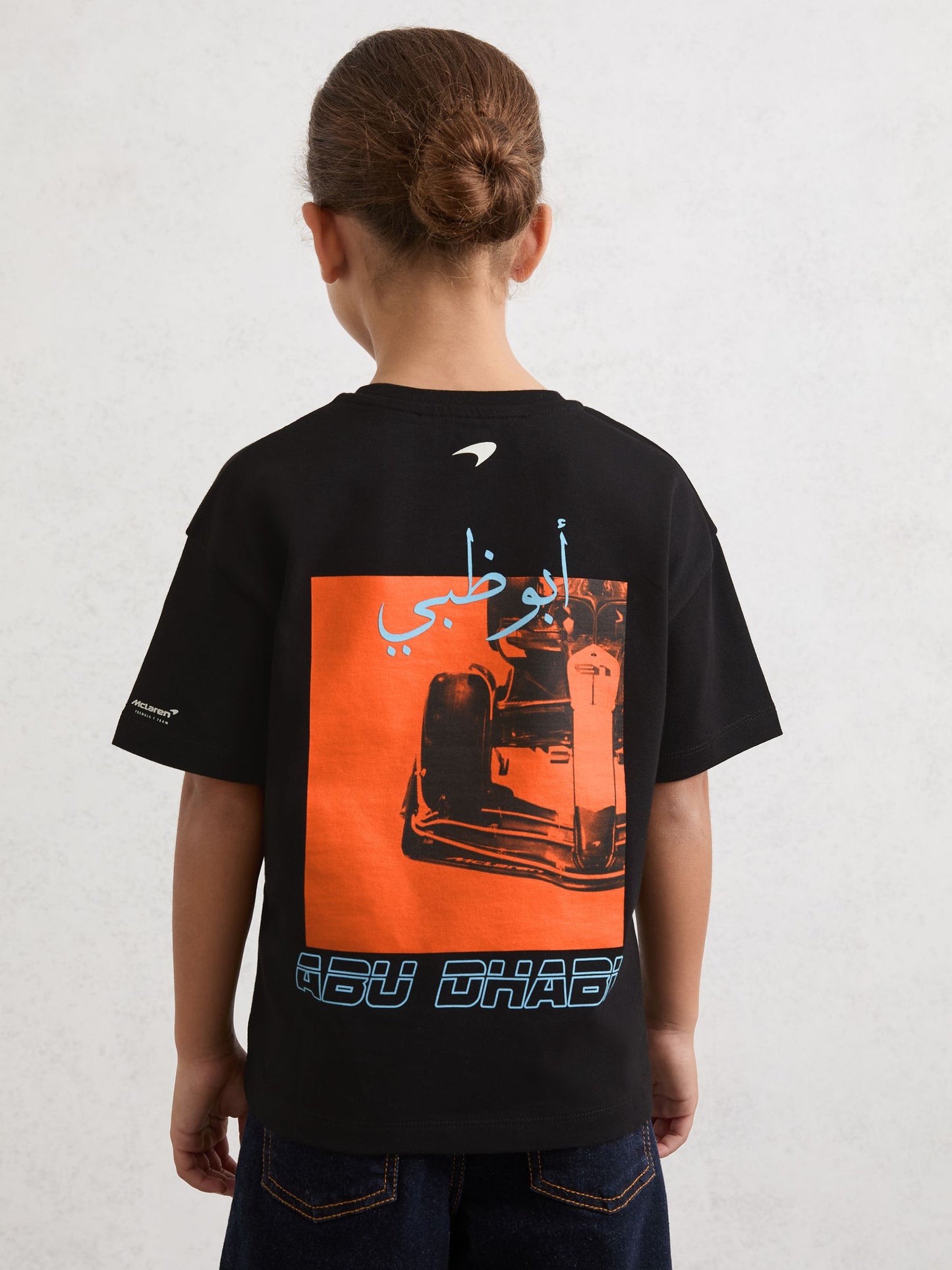 Dsiney Kidz - Mclaren Black Driver 3-9 yrs McLaren F1 Team Abu Dhabi T-Shirt Unisex Fit image 6