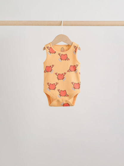 Multi Vest Baby Bodysuits 5 Pack image 3