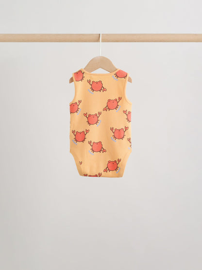Multi Vest Baby Bodysuits 5 Pack image 4