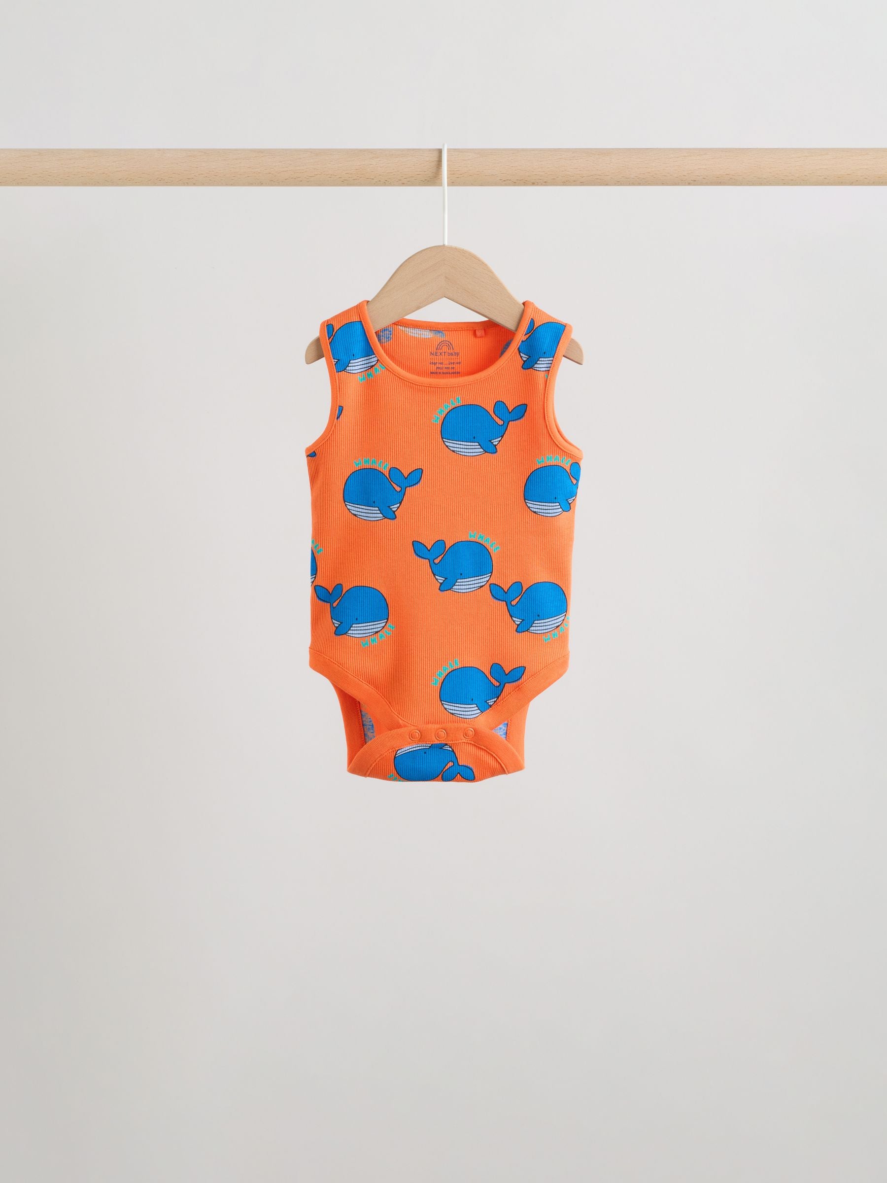 Multi Vest Baby Bodysuits 5 Pack image 6