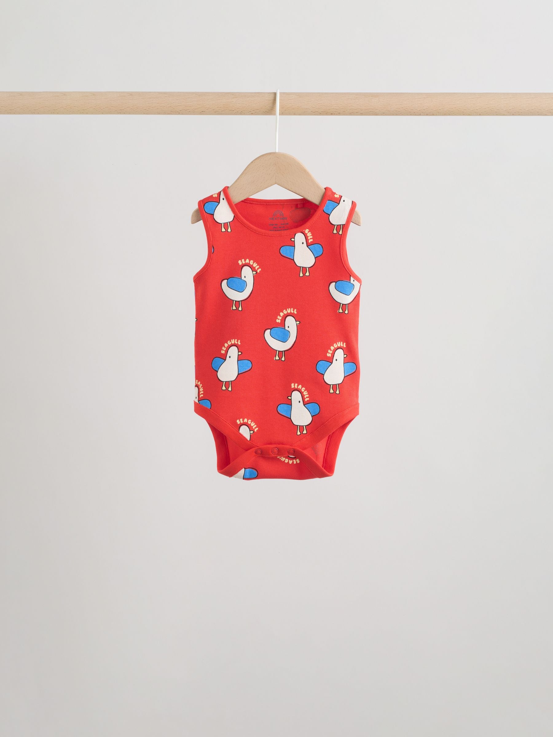 Multi Vest Baby Bodysuits 5 Pack image 7