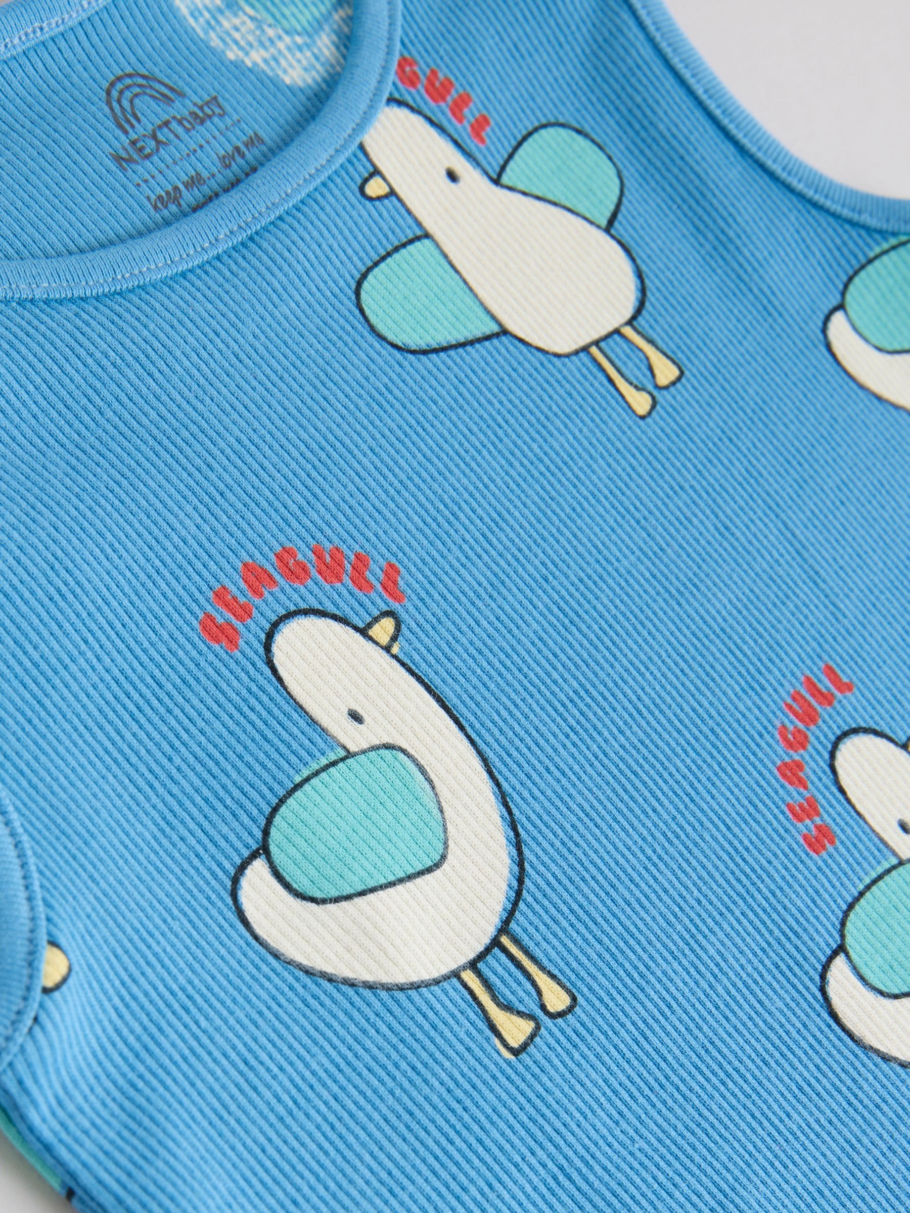 Multi Vest Baby Bodysuits 5 Pack image 9