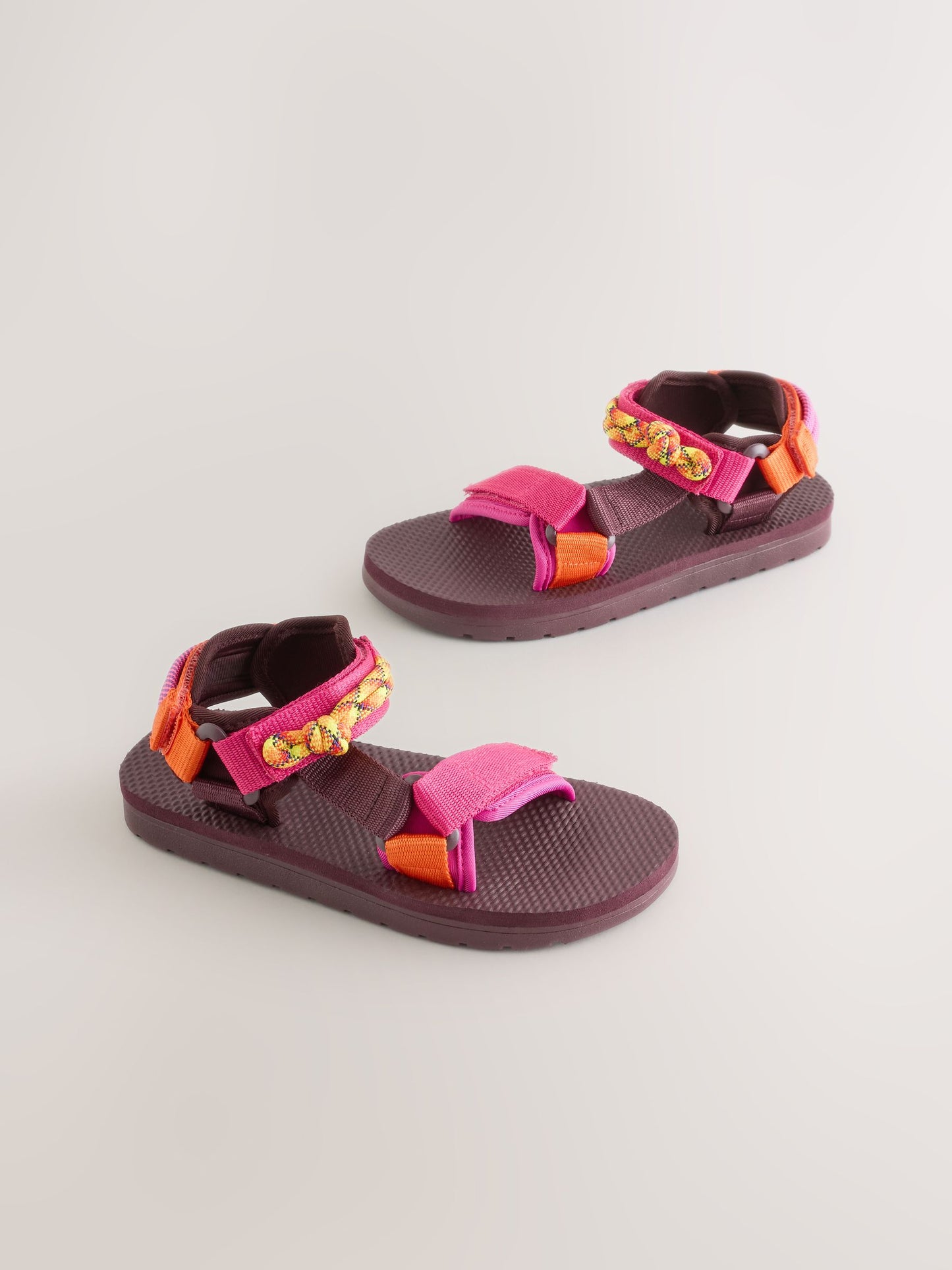 Purple/Orange Sunbake Trekker Sandals image 1