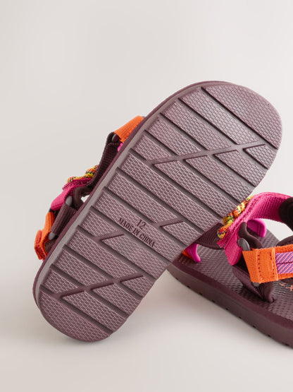 Purple/Orange Sunbake Trekker Sandals image 5