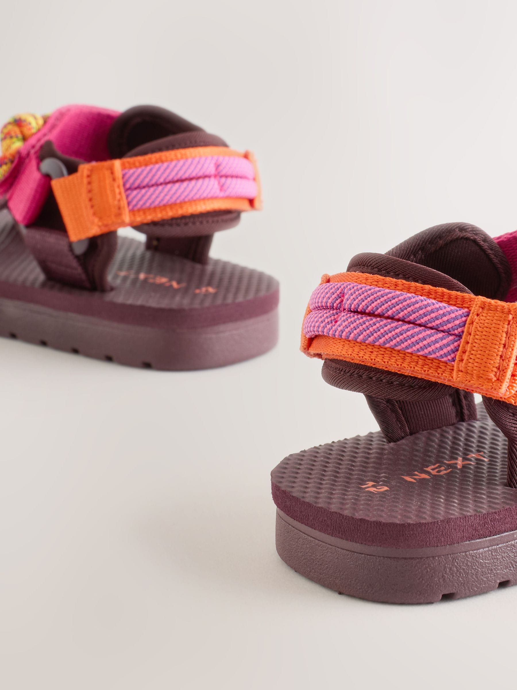 Purple/Orange Sunbake Trekker Sandals image 6