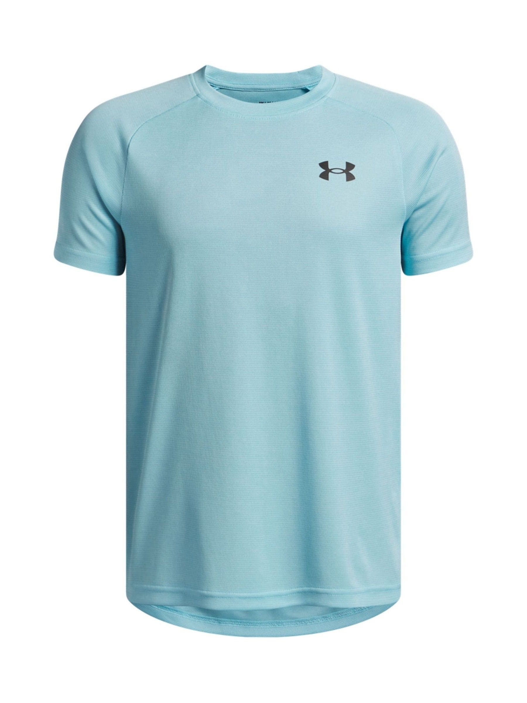 Dsiney Kidz - Under Armour Black/Red Tech Textured Short Sleeve 100% Cotton T-Shirt image 1