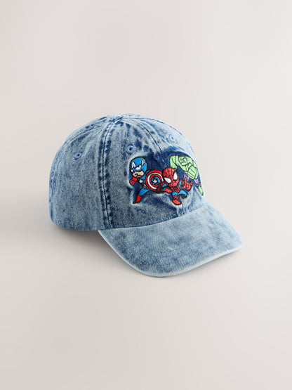Dsiney Kidz - Blue Denim Avengers Marvel Cap (1-13yrs) image 1