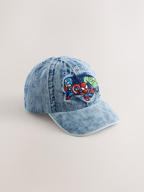 Dsiney Kidz - Blue Denim Avengers Marvel Cap (1-13yrs) image 1