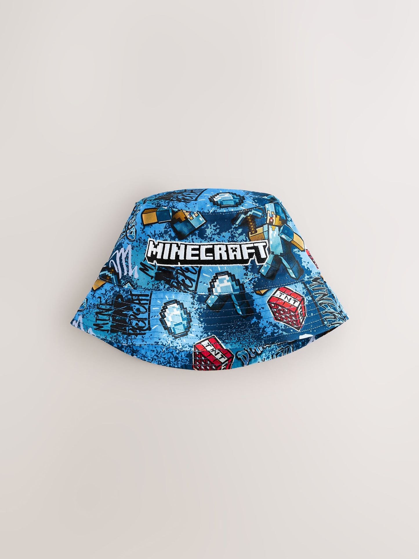 Dsiney Kidz - Black All-Over-Print Minecraft Bucket Hat (3-16yrs) image 1