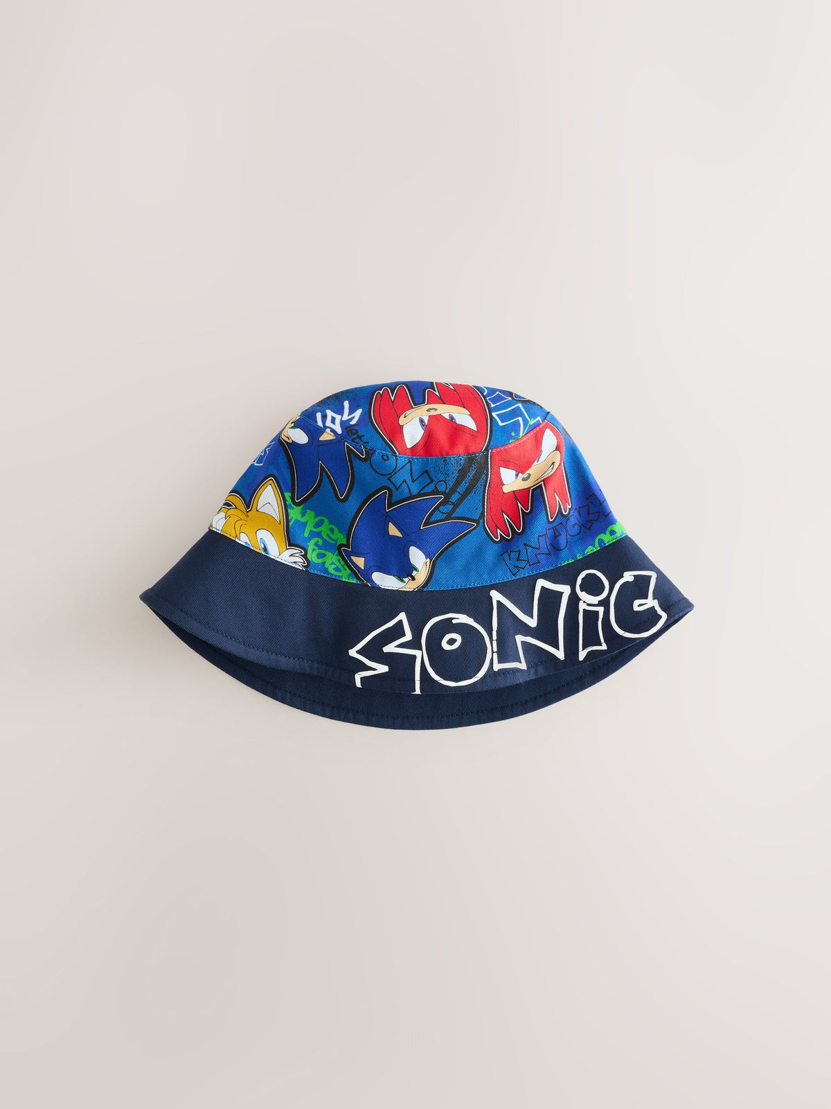 Dsiney Kidz - Blue/Black Sonic the Hedgehog Bucket Hat (3-13yrs) image 1