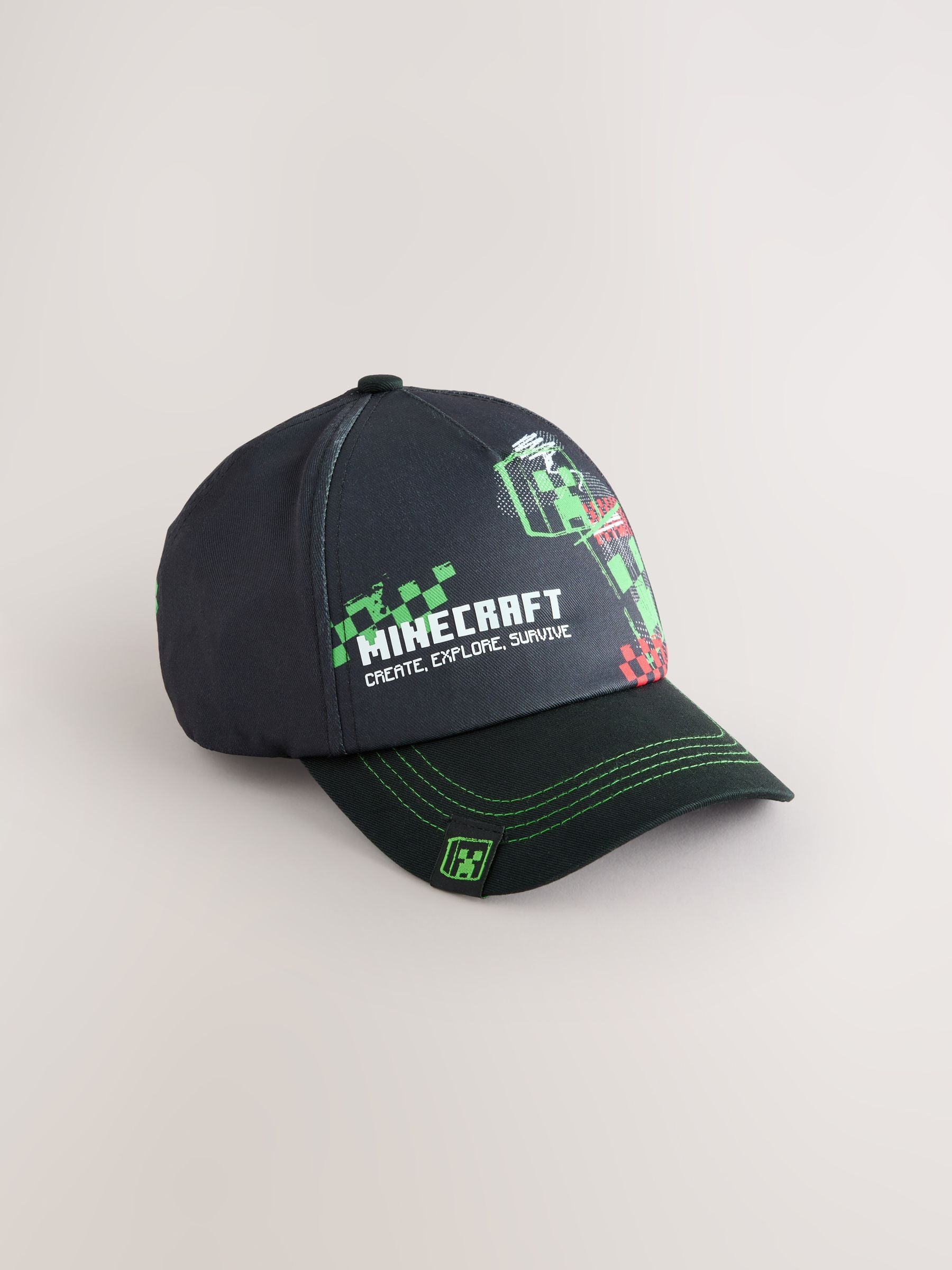 Dsiney Kidz - Black Minecraft Cotton Cap (5-13yrs) image 1