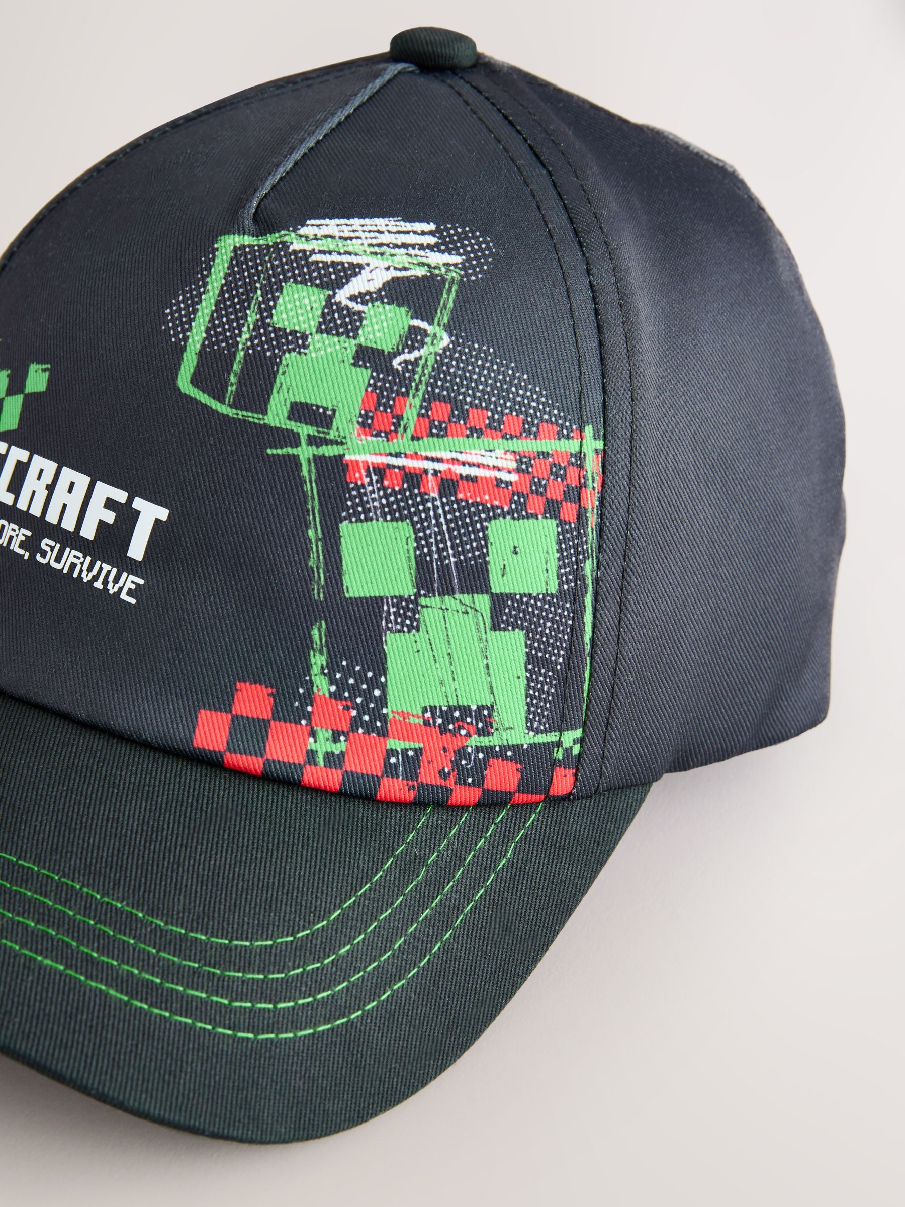 Dsiney Kidz - Black Minecraft Cotton Cap (5-13yrs) image 3