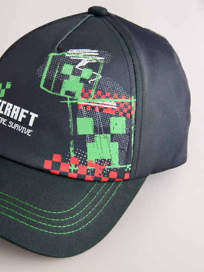 Dsiney Kidz - Black Minecraft Cotton Cap (5-13yrs) image 3