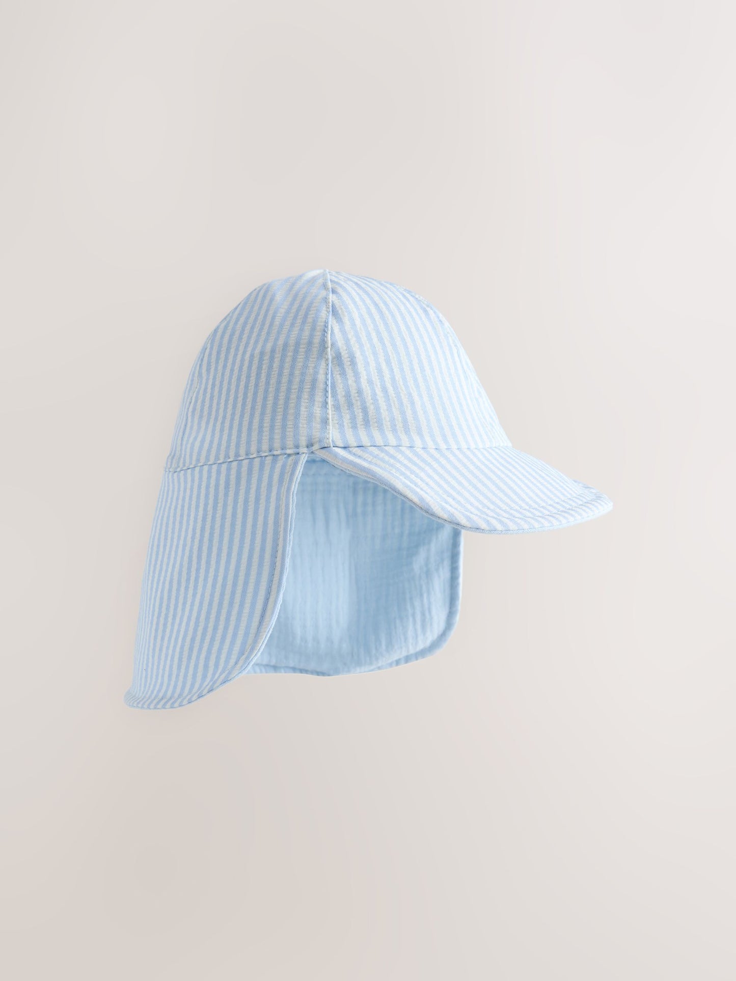 Blue/White Reversible Legionnaire Hat (3mths-10yrs) image 3